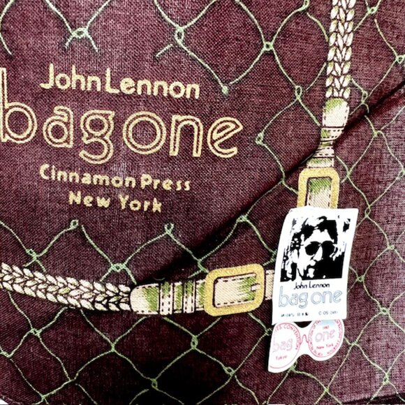 New Classic John Lennon BagOne NY Men  Handkerchief Cotton 18" Bugendy Check (87 - Picture 2 of 5